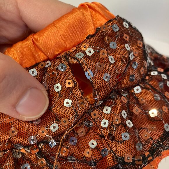 Build a Bear Hello Kitty Halloween Outfit Boo! Shirt Skirt Orange Black Clothes - Picture 9 of 11